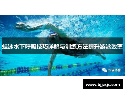 蛙泳水下呼吸技巧详解与训练方法提升游泳效率